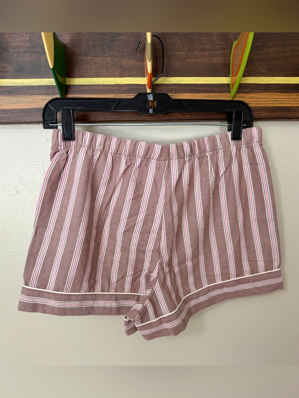 🤍 Gap × Summer Fridays Relaxed Flannel Stripe PJ Shirt & Boxers ⭐️NWT⭐️ SMALL - Picture 5 of 15